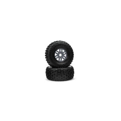 Arrma dBoots 'Fortress' Tire Set Glued Gun Metal (Pair)