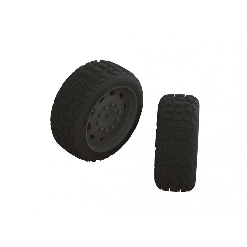 dBoots KATAR 35/085 2.4 Tire Set Glued (1 Pair) Infraction Mega, 3S BLX