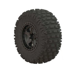 Dboots 'Fortress SC' Tire Set Glued Gun Metal (1) by Arrma (Replaces ARAC9631)