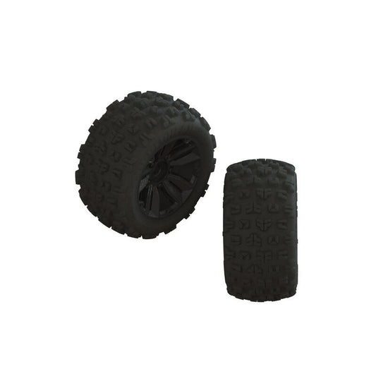 dBoots Copperhead2 LP Tire Set Glued (1pr) by Arrma