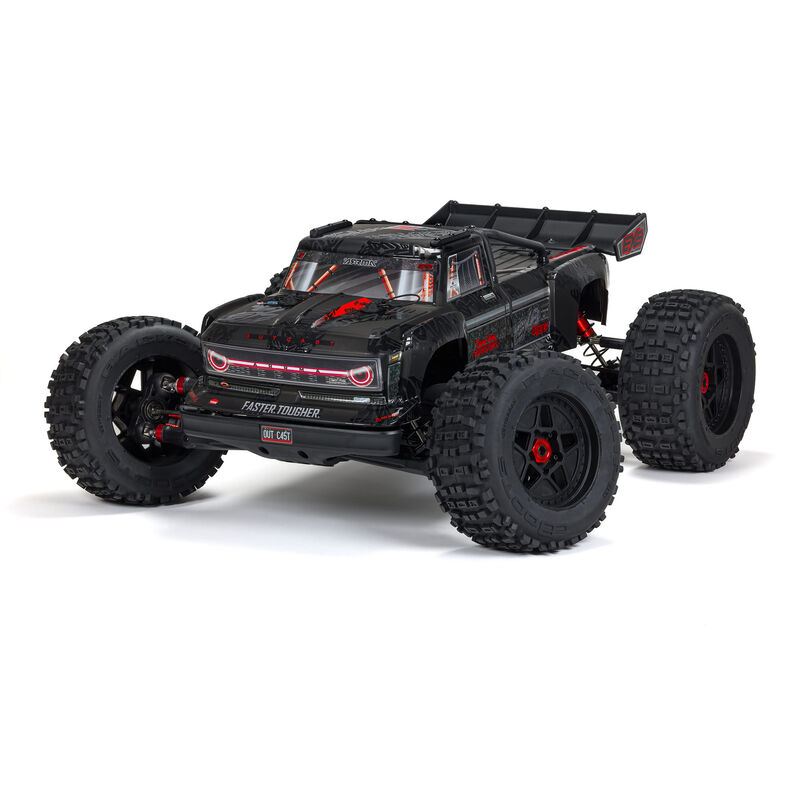 Arrma 1/5 OUTCAST V2 4X4 8S BLX EXB Brushless Stunt Truck RTR, Black
