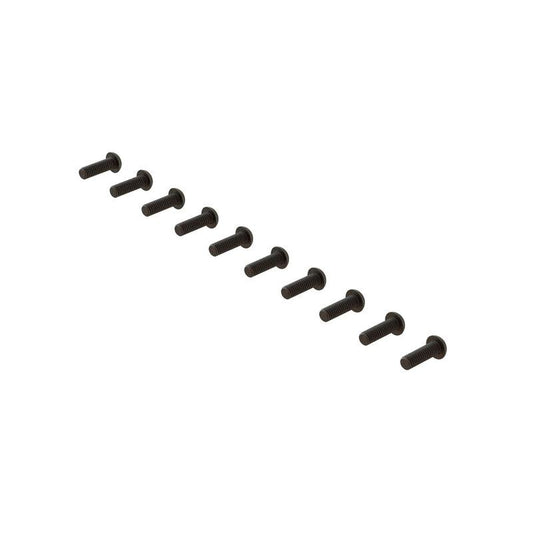 Flanged Button Head Screw M2.5x8mm (10) by Arrma
