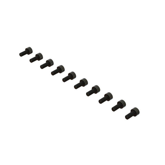 Cap Head Hex Machine Screw M2.5x6mm (10) by Arrma