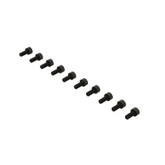 Cap Head Hex Machine Screw M2.5x6mm (10) by Arrma