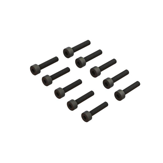 Cap Head Screw M2.5x10mm (10pcs) by ARRMA