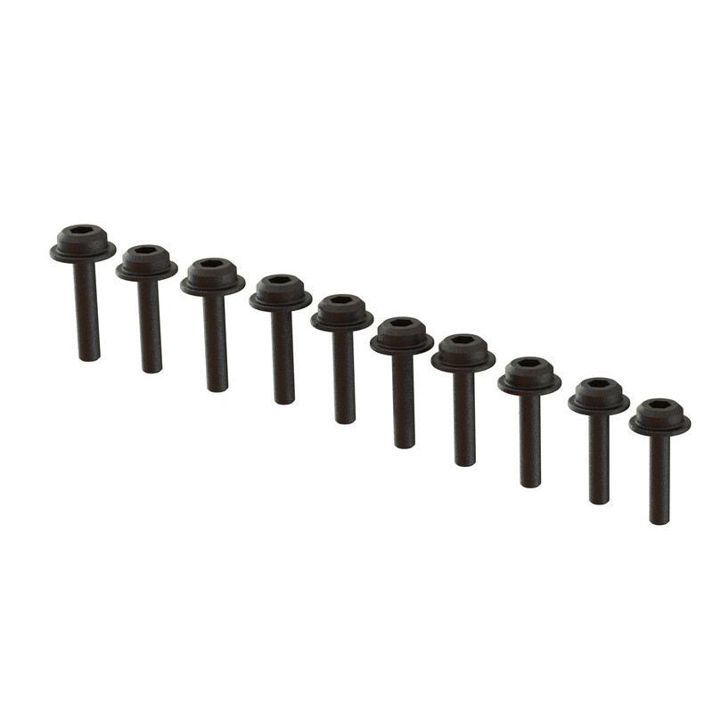 Flanged Cap Head Screw M2x12mm (10pcs) by Arrma