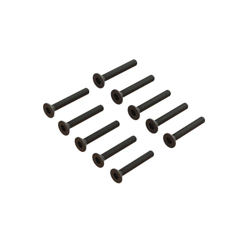Flat Head Screw M1.6x12mm (10pcs) by Arrma