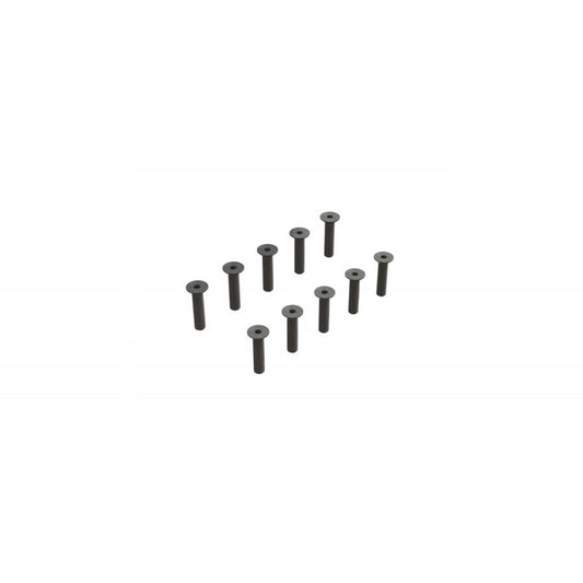 Flat Head Hex Machine Screw M3.5x16mm (10) by ARRMA