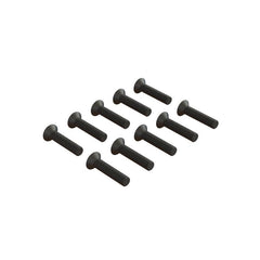 Flat Head Hex Machine Screw M3x14mm (10) by ARRMA