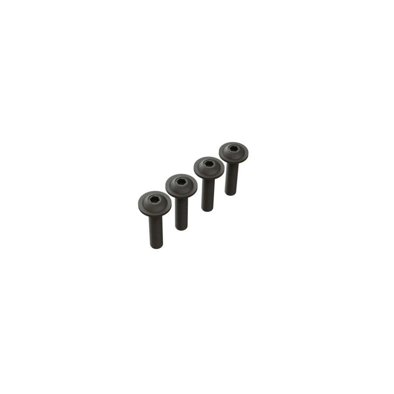 Arrma Button Head Screw Flanged M4x18mm (4)
