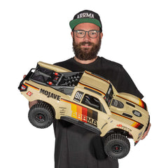 1/7 MOJAVE 6S 4X4 RTR Brushless Desert Truck, White by Arrma