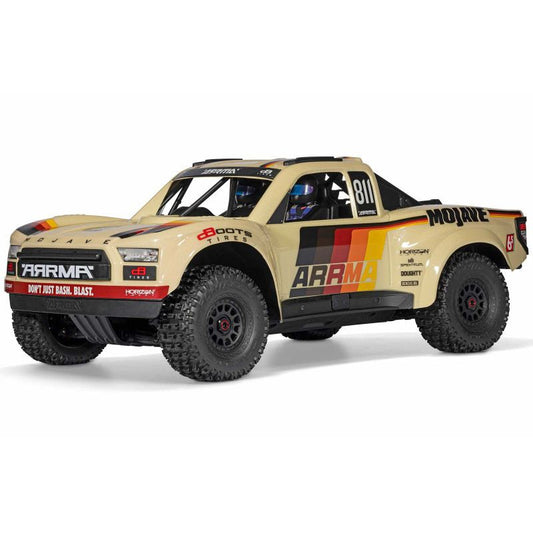 1/7 MOJAVE 6S 4X4 RTR Brushless Desert Truck, White by Arrma