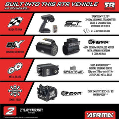 1/7 MOJAVE 6S EXB 4X4 RTR Brushless Desert Truck, Black By ARRMA