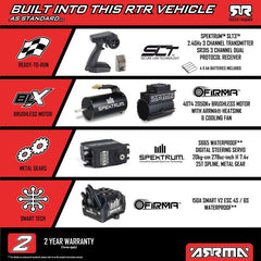 1/7 TALION 4X4 6S EXB BLX BRUSHLESS V6 SPEED TRUCK RTR 75+Mph (BLACK) by ARRMA