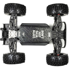 1/8 NOTORIOUS 6S V6 4X4 BLX Brushless Stunt Truck RTR, Black by ARRMA