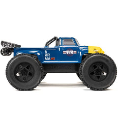 1/8 NOTORIOUS 6S V6 4X4 BLX Brushless Stunt Truck RTR, Blue plus Gens Ace