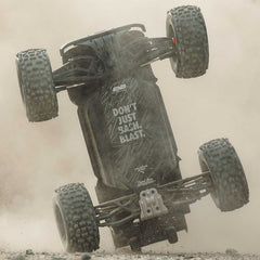 1/8 NOTORIOUS 6S V6 4X4 BLX Brushless Stunt Truck RTR, Blue + Smart Powerstage