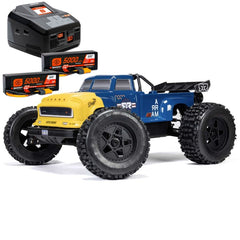 1/8 NOTORIOUS 6S V6 4X4 BLX Brushless Stunt Truck RTR, Blue + Smart Powerstage