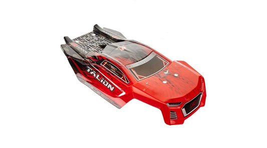 AR406135 Body Red/Black Pntd W/Decal Talion 6S BLX by ARRMA