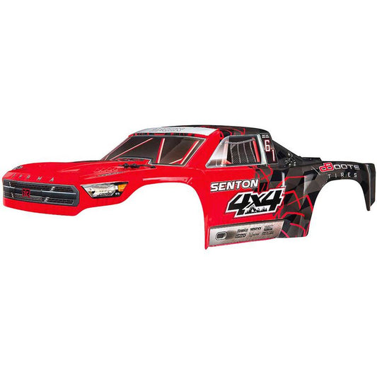 AR402251 Body Painted Decal Trim Red Senton Mega by ARRMA