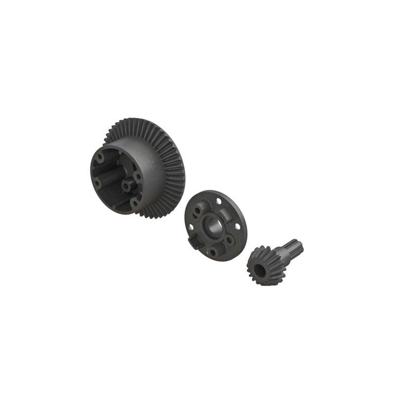 AR310802 Diff Case 49T Main Gear/17T Input Gear Granite, Senton 4X4 Mega by ARRM