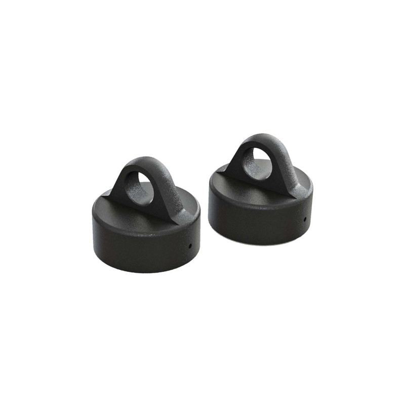 AR330491 Shock Cap Aluminum Black 6S (2) Fits 6S Typhon, Kraton, Senton, Outcast
