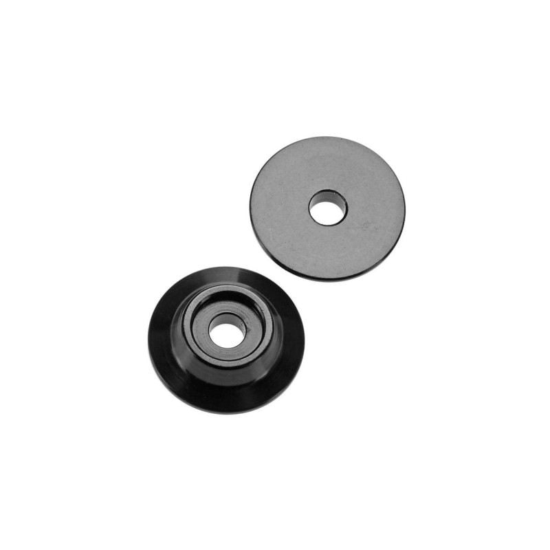 AR320216 Wing Button Aluminum Black (2) by ARRMA