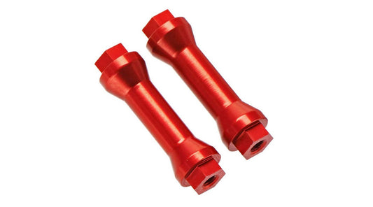 AR320217 Wing Post Aluminum Red (2) by ARRMA