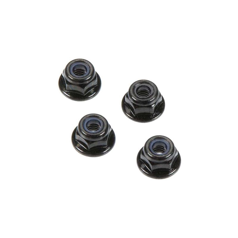 Arrma AR708001 Flange Lock Nuts 4mm (4)