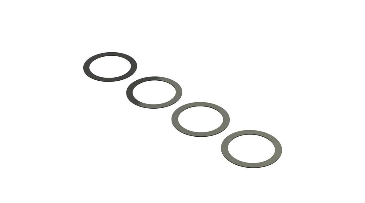 AR709052 Washer/Shim 12x15.5x0.2mm (4) Suits SCX6 Diff