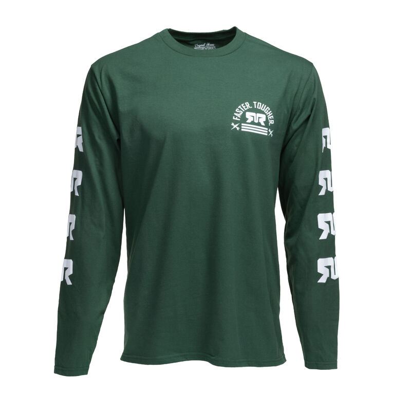 ARRMA Faster. Tougher. Longsleeve Green, Medium by Arrma