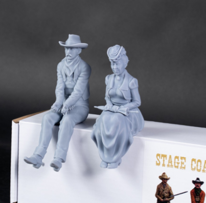 Artesania 4 figures: 1/12 Stage Coach