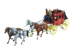 Artesania 2 horses: 1/12 Stage Coach