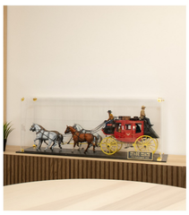 Artesania DisplayCase: w/WdnBse+brass