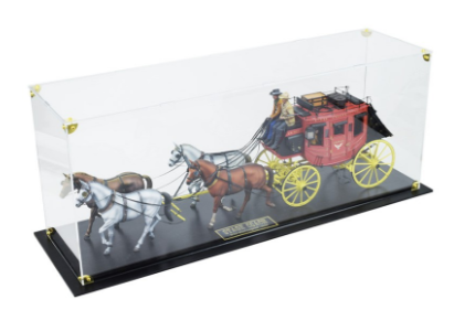 Artesania DisplayCase: w/WdnBse+brass