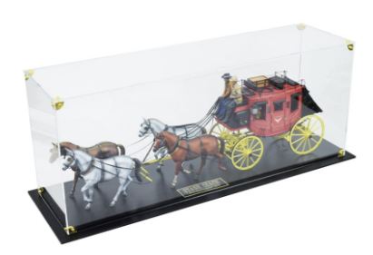 Artesania DisplayCase: w/WdnBse+brass