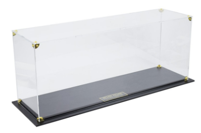 Artesania DisplayCase: w/WdnBse+brass