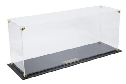 Artesania DisplayCase: w/WdnBse+brass