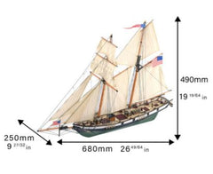 Artesania 1/60 Harvey Schooner