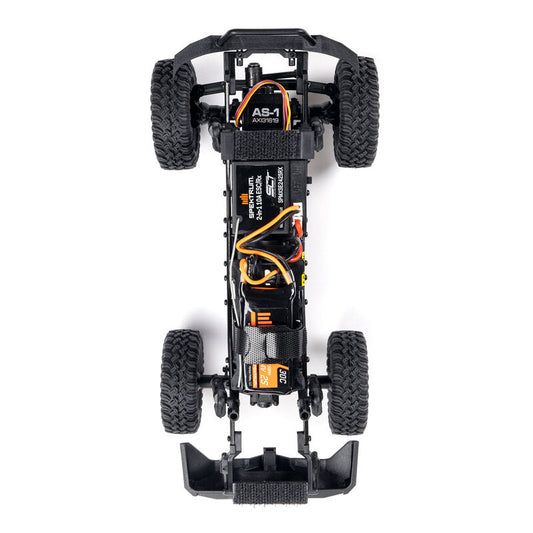 1/24 SCX24 Base Camp 4x4 Rock Crawler Brushed RTR - White With Aftermarket