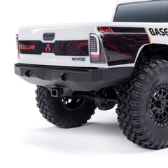 1/24 SCX24 Base Camp 4x4 Rock Crawler Brushed RTR - White With Aftermarket