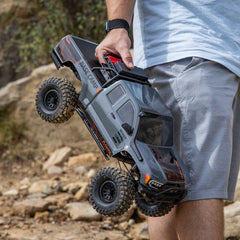 1/10 SCX10 III Base Camp 4X4 Rock Crawler Brushed RTR, Gray by Axial