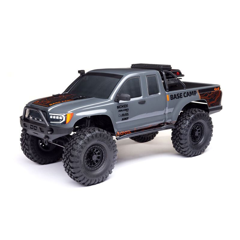 1/10 SCX10 III Base Camp 4X4 Rock Crawler Brushed RTR, Gray by Axial