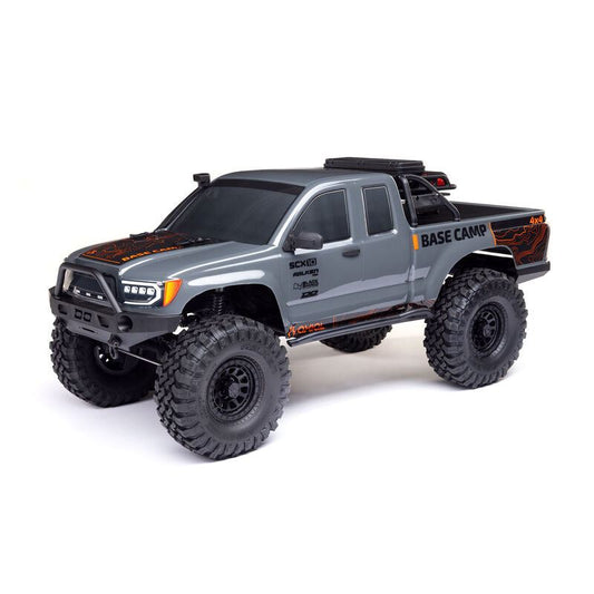 1/10 SCX10 III Base Camp 4X4 Rock Crawler Brushed RTR, Gray by Axial