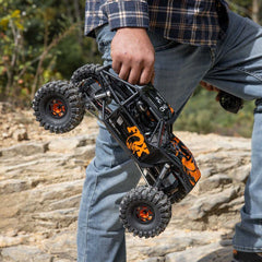 1/10 UTB10 Capra 1.9 4WS 4X4 RTR Brushed Rock Crawler, Orange FOX by Axial