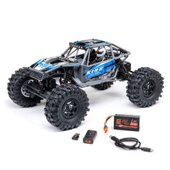 1/18 UTB18 Capra 4WS 4WD Trail Buggy RTR with Battery & Charger, Blue by Axial