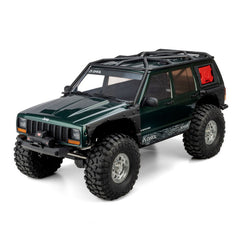 1/10 SCX10 III Jeep Cherokee XJ 4X4 RTR Brushed Rock Crawler, Green by Axial
