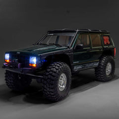 1/10 SCX10 III Jeep Cherokee XJ 4X4 RTR Brushed Rock Crawler, Green by Axial