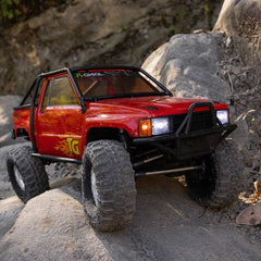 1/10 SCX10 III 1987 Toyota SR5 4X4 RTR Brushed Rock Crawler Red by Axial