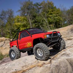 1/10 SCX10 III 1987 Toyota SR5 4X4 RTR Brushed Rock Crawler Red by Axial